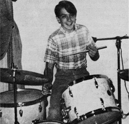12 Years old and playing the drums