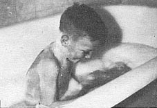David in the bath