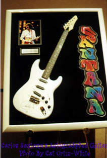 Silent Auction - Santana Guitar