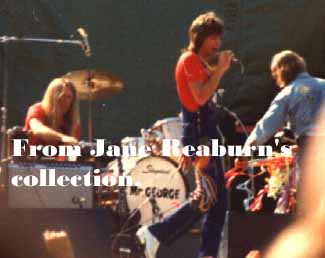 David on stage, Melbourne 1974.