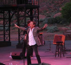 David on stage in Utah
