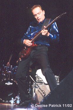 David on stage, Perth 2002