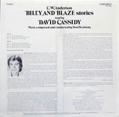 Back of the Billy And Blaze LP.