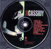 David Cassidy CD, disc.