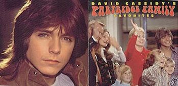 David Cassidy's Partridge Family Favorites CD covers.