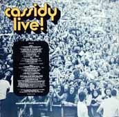 US back cover of Cassidy Live