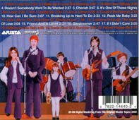 Back cover of The Definitive Collection CD.