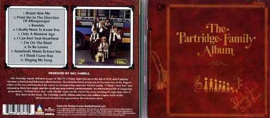 The Partridge Family Album CD covers.