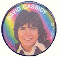 David Cassidy Badge 1971