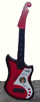 Red toy Guitar