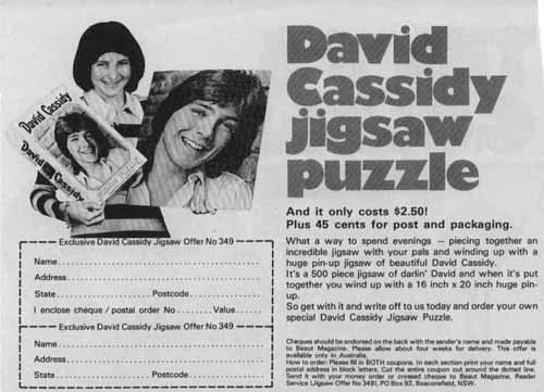 Advert for a jigsaw puzzle