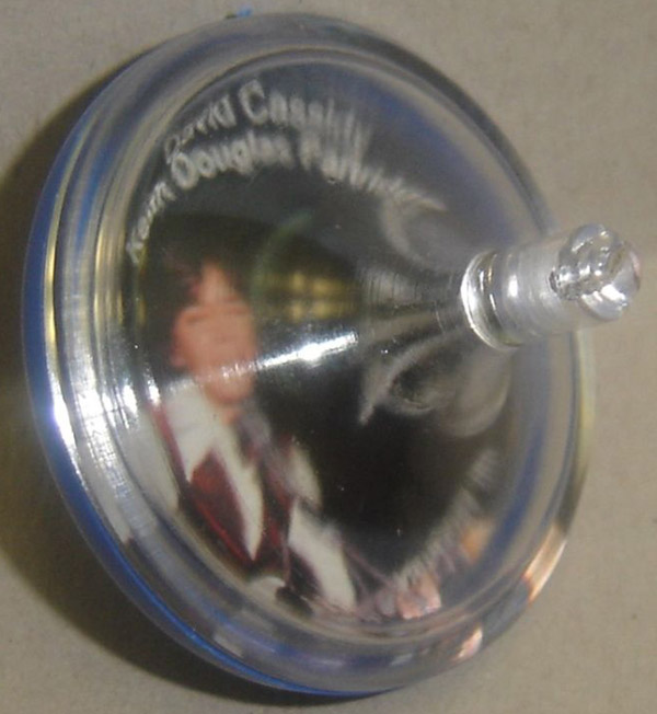 Spinning Top with picture of David Cassidy