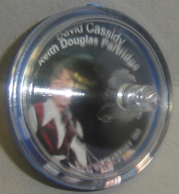 Spinning Top with picture of David Cassidy
