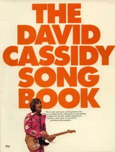 David Cassidy Song Book Front