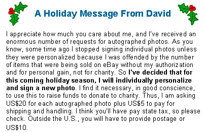 December 2007 Letter from David
