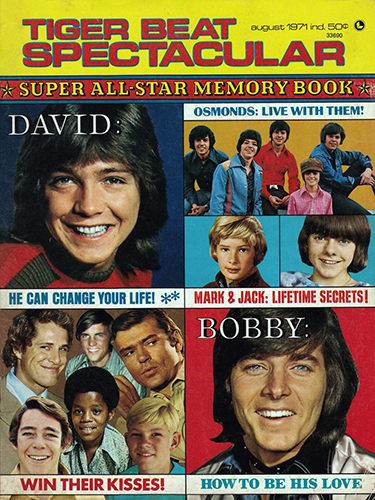 Click to read August 1971 Tiger Beat Spectacular Magazine