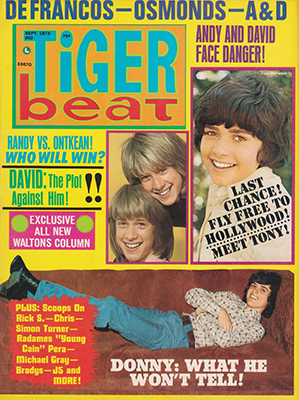Tiger Beat Sept 1973