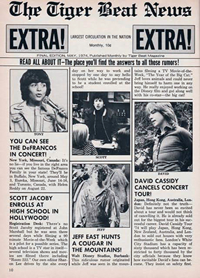 Tiger Beat May 1974