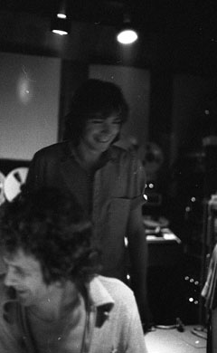 David in the recording studio with Ken