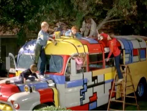 Painting The Partridge Family Bus