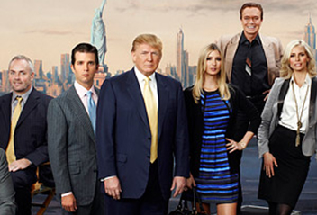 David and some of the cast from Celebrity Apprentice