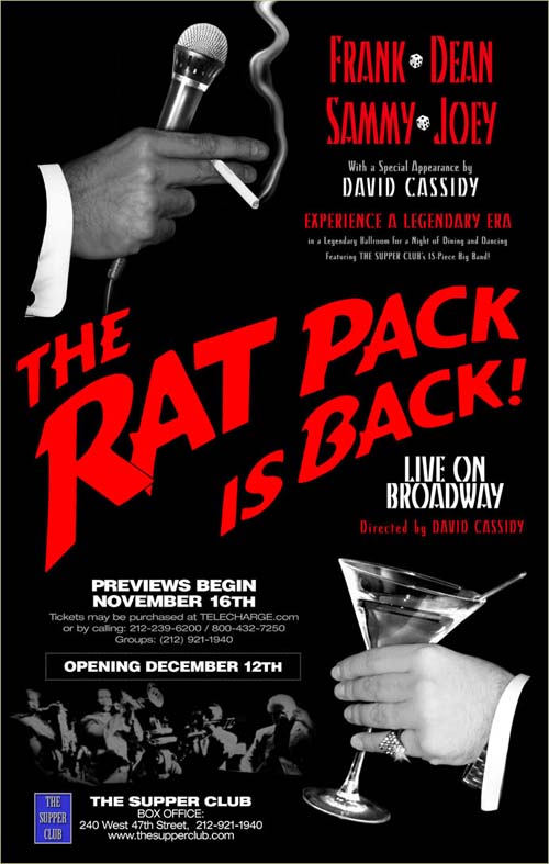 The Rat Pack Is Back flyer