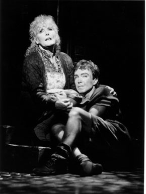 David Cassidy and Petula Clark in Blood Brothers.