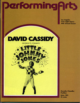 Little Johnny Jones program, Dorethy Chandler Pavillion, June 1981
