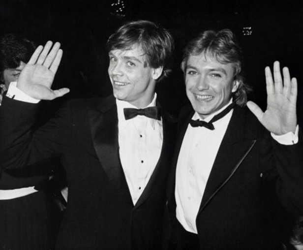 David Cassidy and Mark Hamill at the 37th Annual Tony Awards