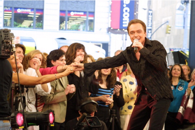 David Cassidy performs during Good Morning America