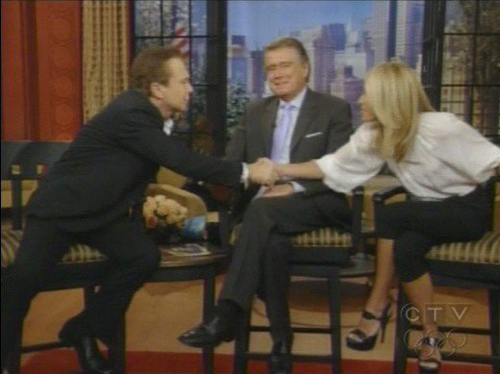 David appeared on Regis And Kelly