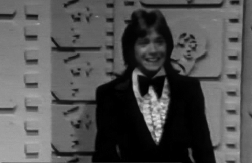 David Cassidy comes to accept his award