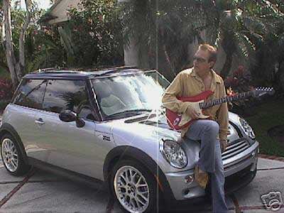 David and his Mini Cooper S