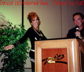 David and Sue at the Silent Auction.