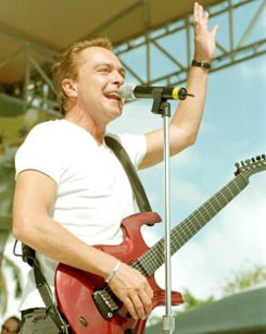 David performs at Gulfstream Park