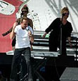 David performs at Gulfstream Park