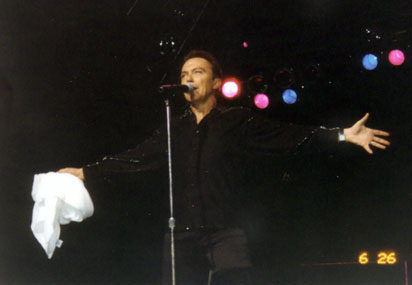 David in concert.