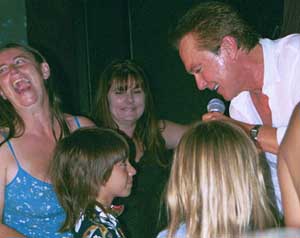 David talks to the family