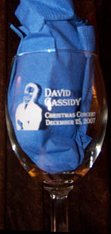 Glass from the Venue.