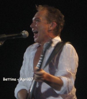 David at the Hammersmith concert