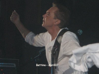 David at the Hammersmith concert