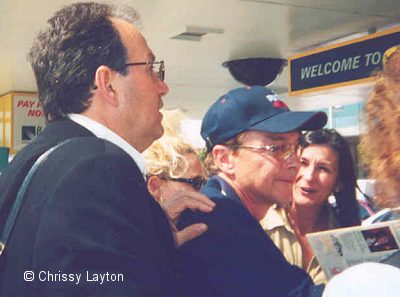 David arrives in Brisbane