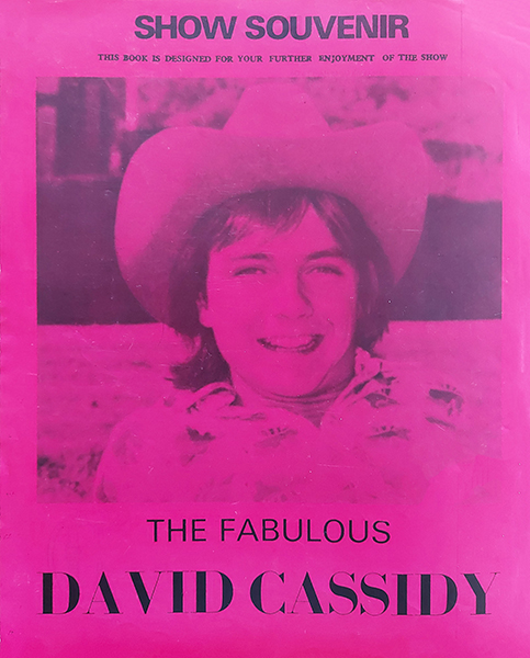 Tour Program Front Cover