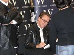 David Cassidy signs his autobiography