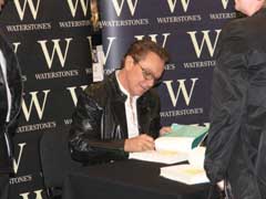 David Cassidy signs his autobiography