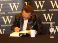 David Cassidy signs his autobiography