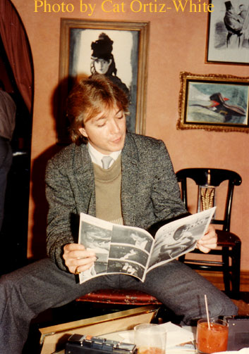 David looking at Birthday wishes