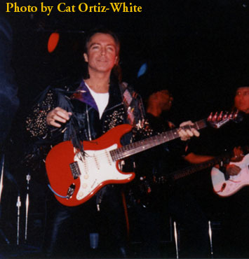 David on stage