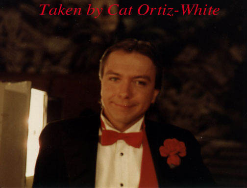 David during the filming of Fantasy Island.