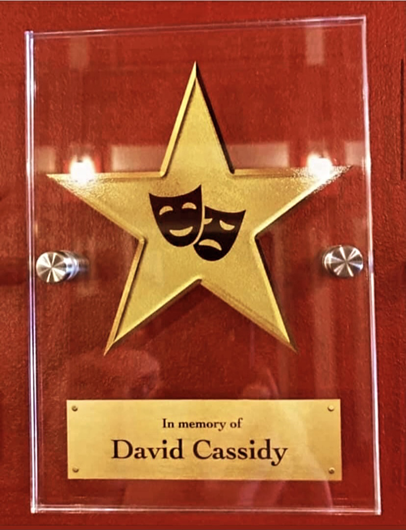 In memory of David Cassidy
